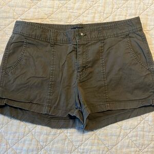 Olive green shorts